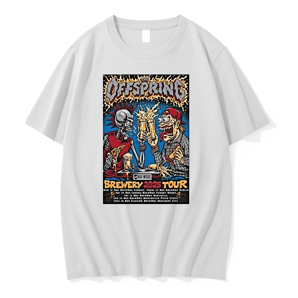 Skeleton The Offspring Brewery Tour 2025 Shirts