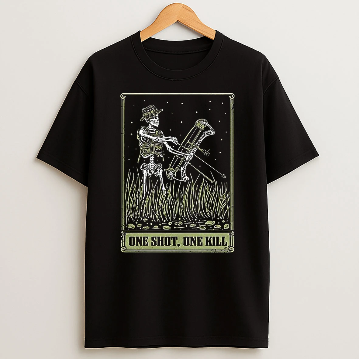 Skeleton Archer One Shot One Kill Shirts