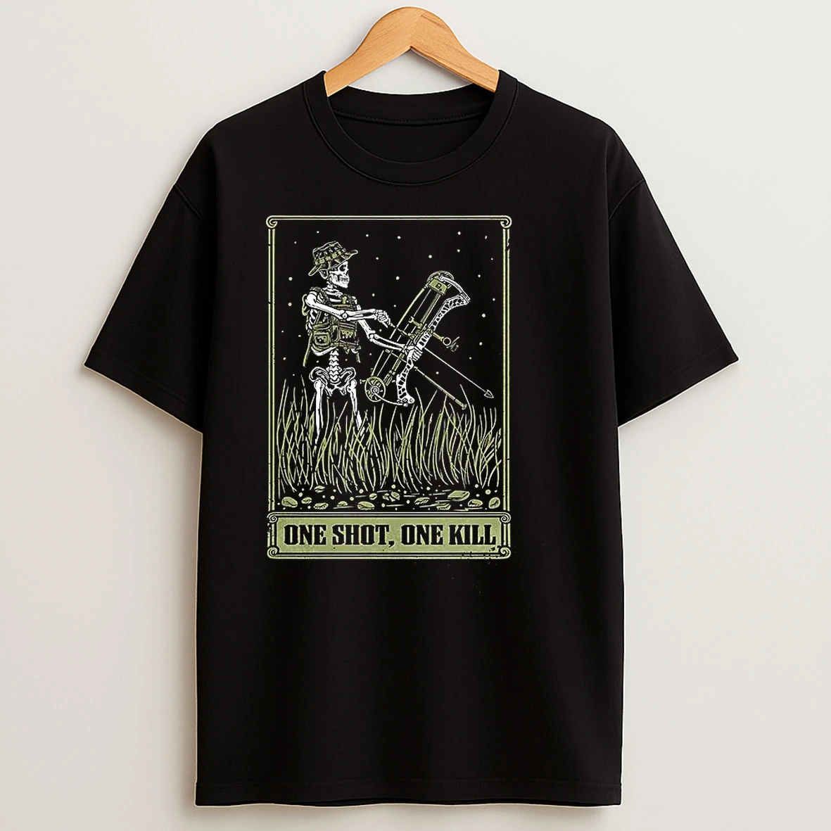 Skeleton Archer One Shot One Kill T Shirts