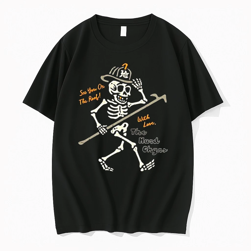 Skeleton See You On The Roof Shirts