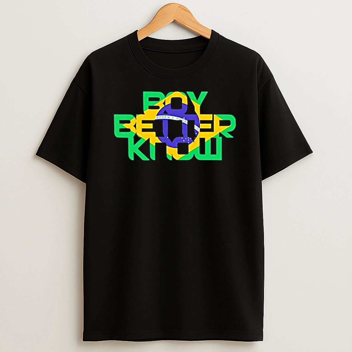 Skepta Wearing Boy Better Know Brazil Flag Shirts