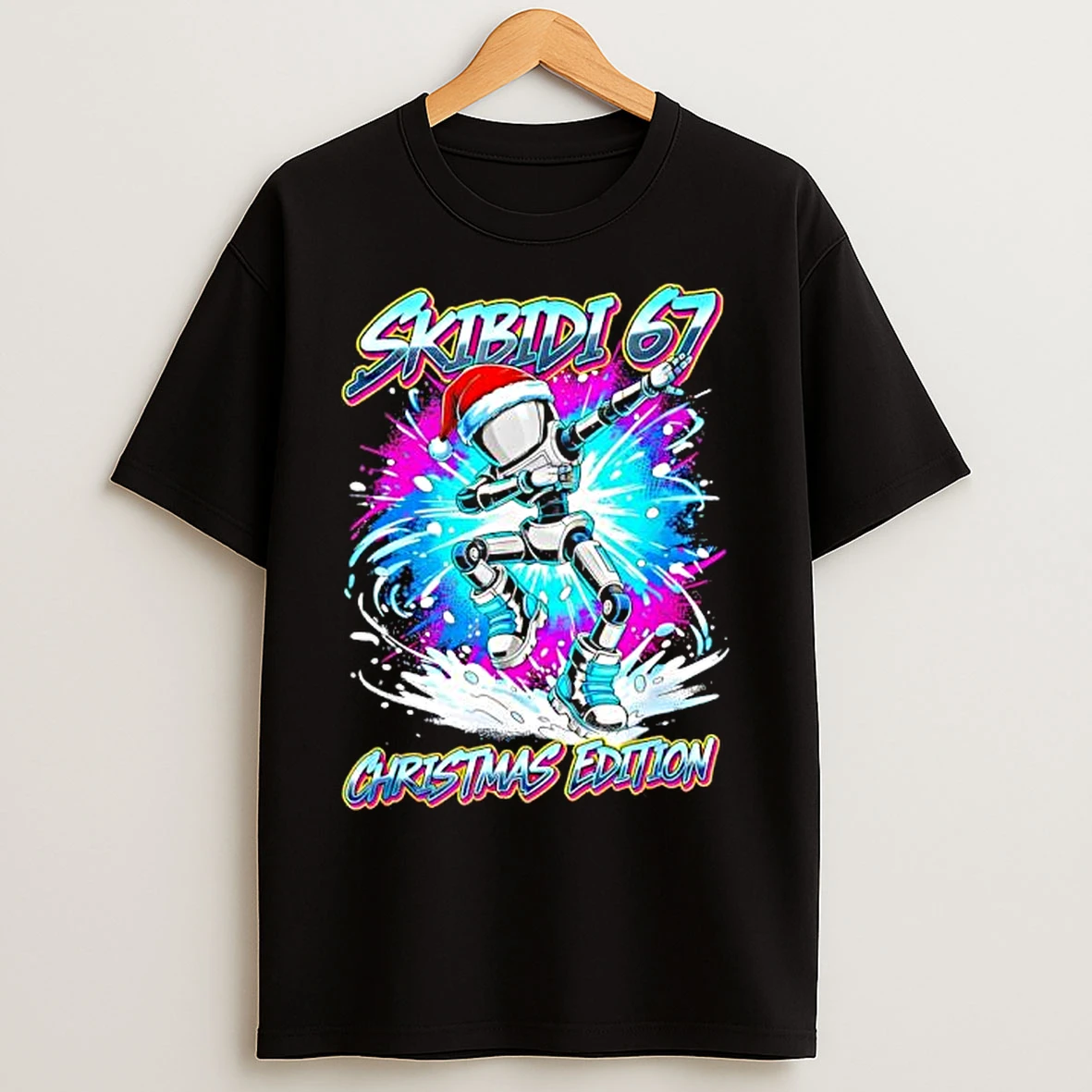 Skibidi 67 Christmas Edition Dance T Shirts