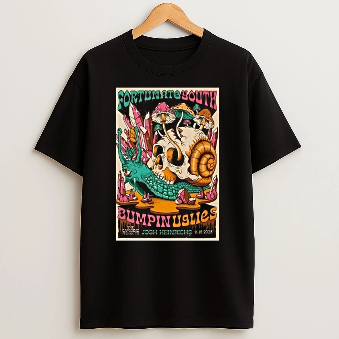 Skull Fortunate Youth Nov 16 2025 The Caverns In Pelham Tn Shirts