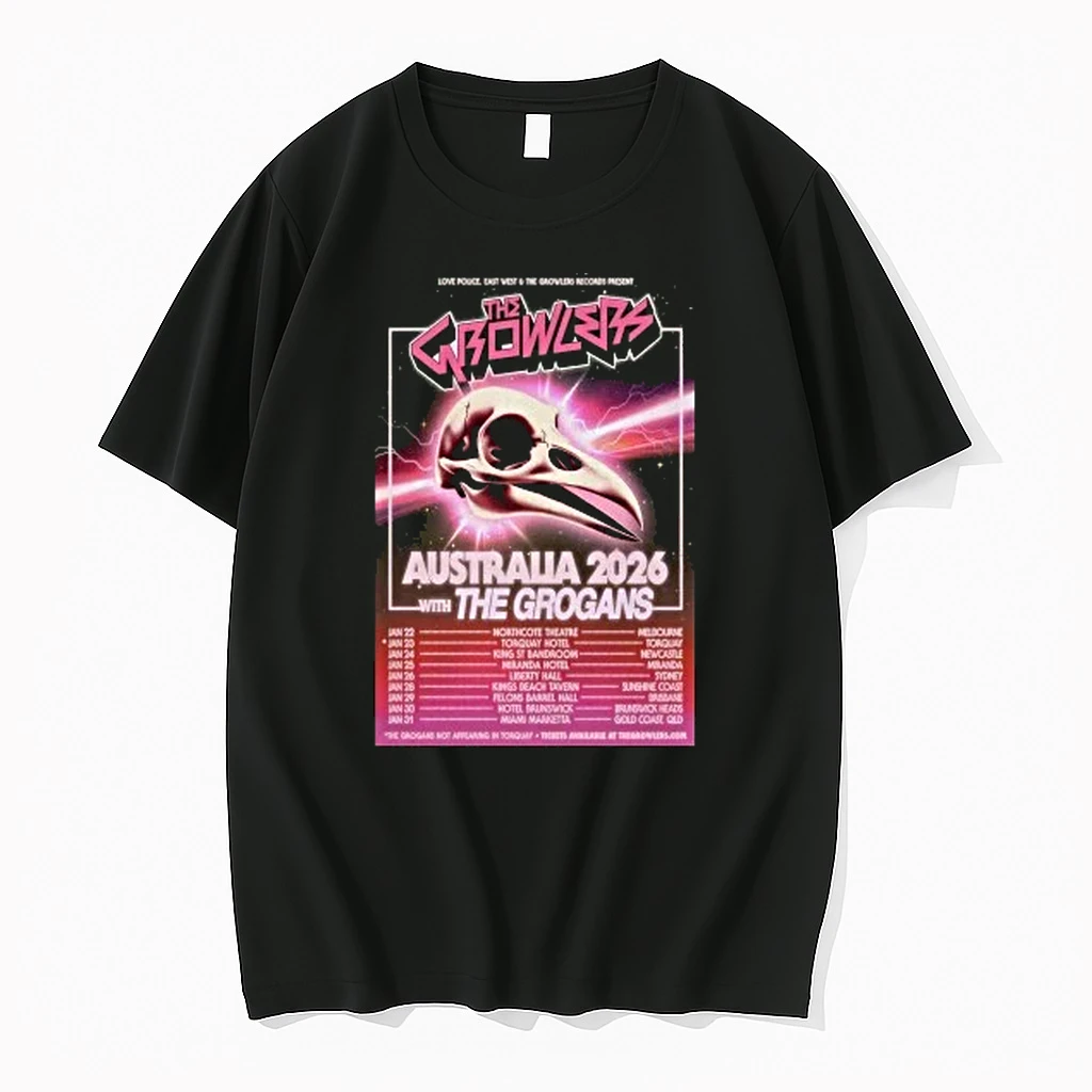Skull The Growlers Aus 2026 Tour Shirts