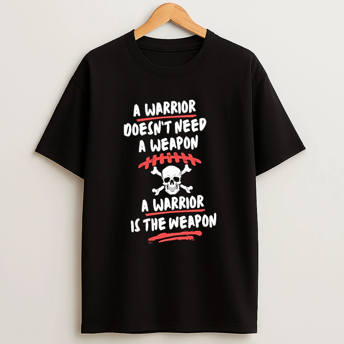 Skull A Warrior Is The Weapon A Warrior Is The Weapon Football Shirts