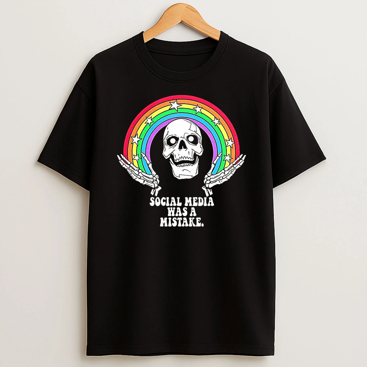 Skull Social Media Was A Mistake Shirts