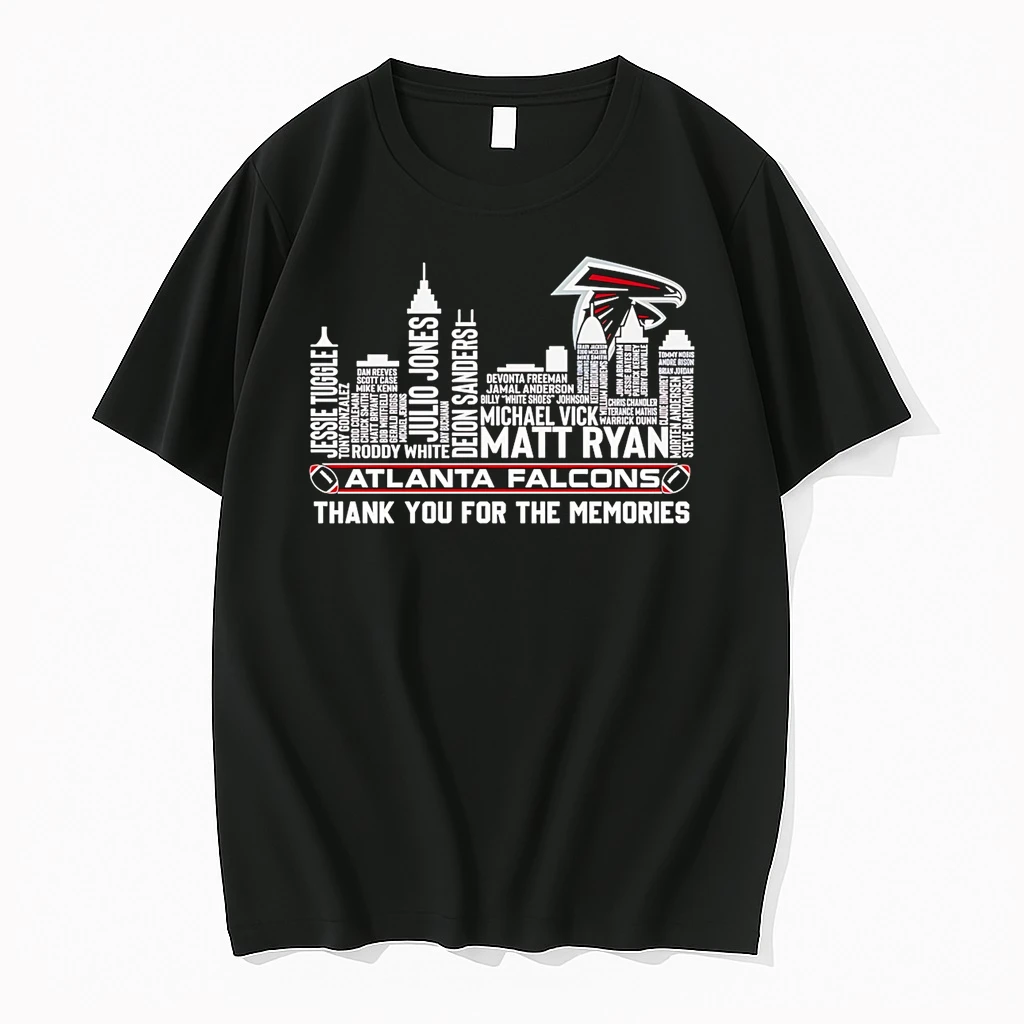 Skyline Name Atlanta Falcons Thank You For The Memories Shirts