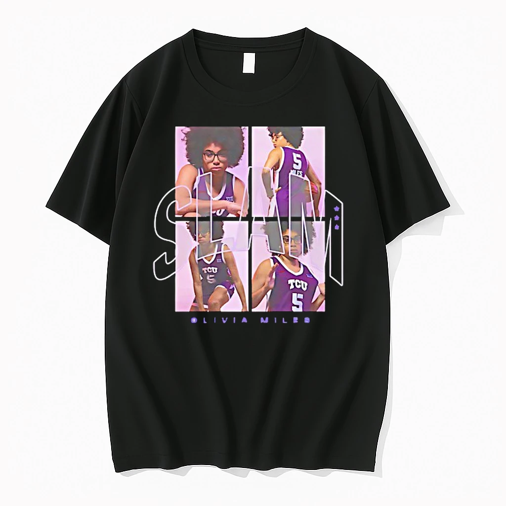Slam Olivia Miles Texas Christian Off The Grid Four Picture Shirts
