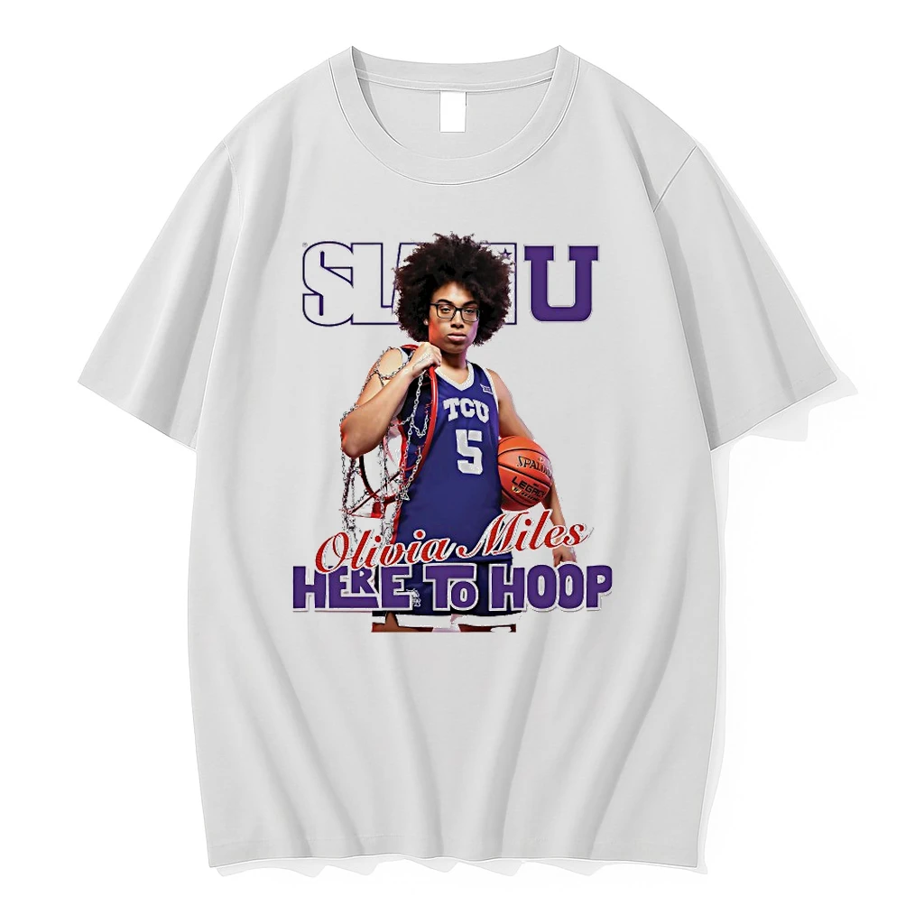 Slam U Olivia Miles Here To Hoop Shirts