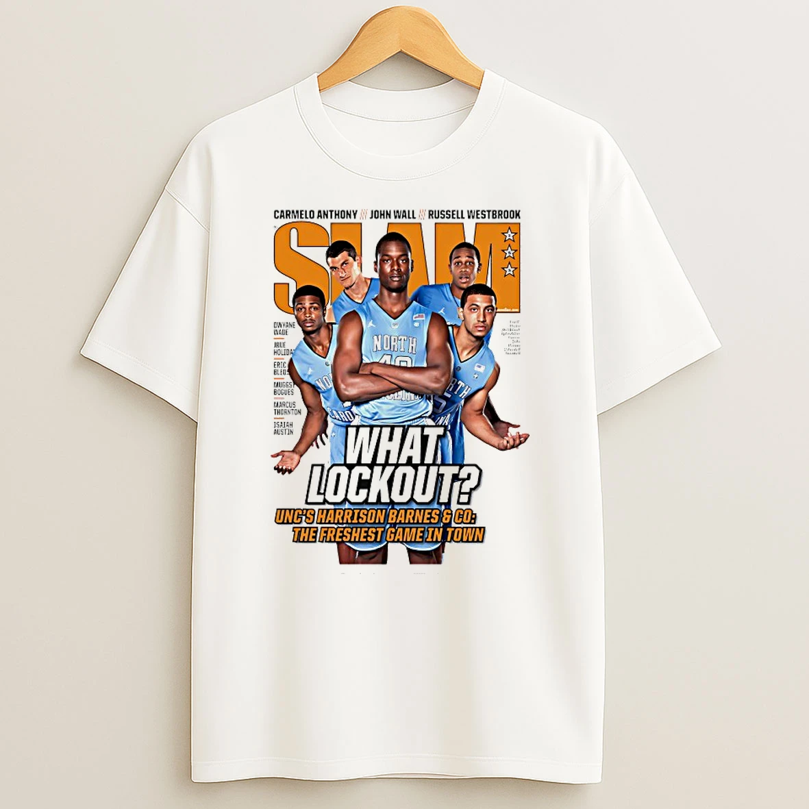 Slam What Lockout Uncs Harrison Barnes And Co Shirts