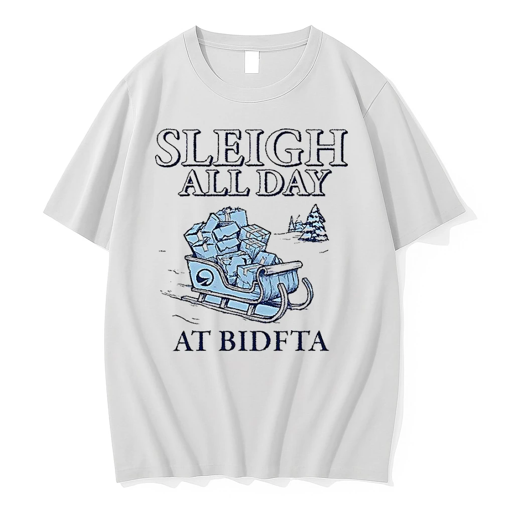 Sleigh All Day At Bidfta Merry Christmas Shirts