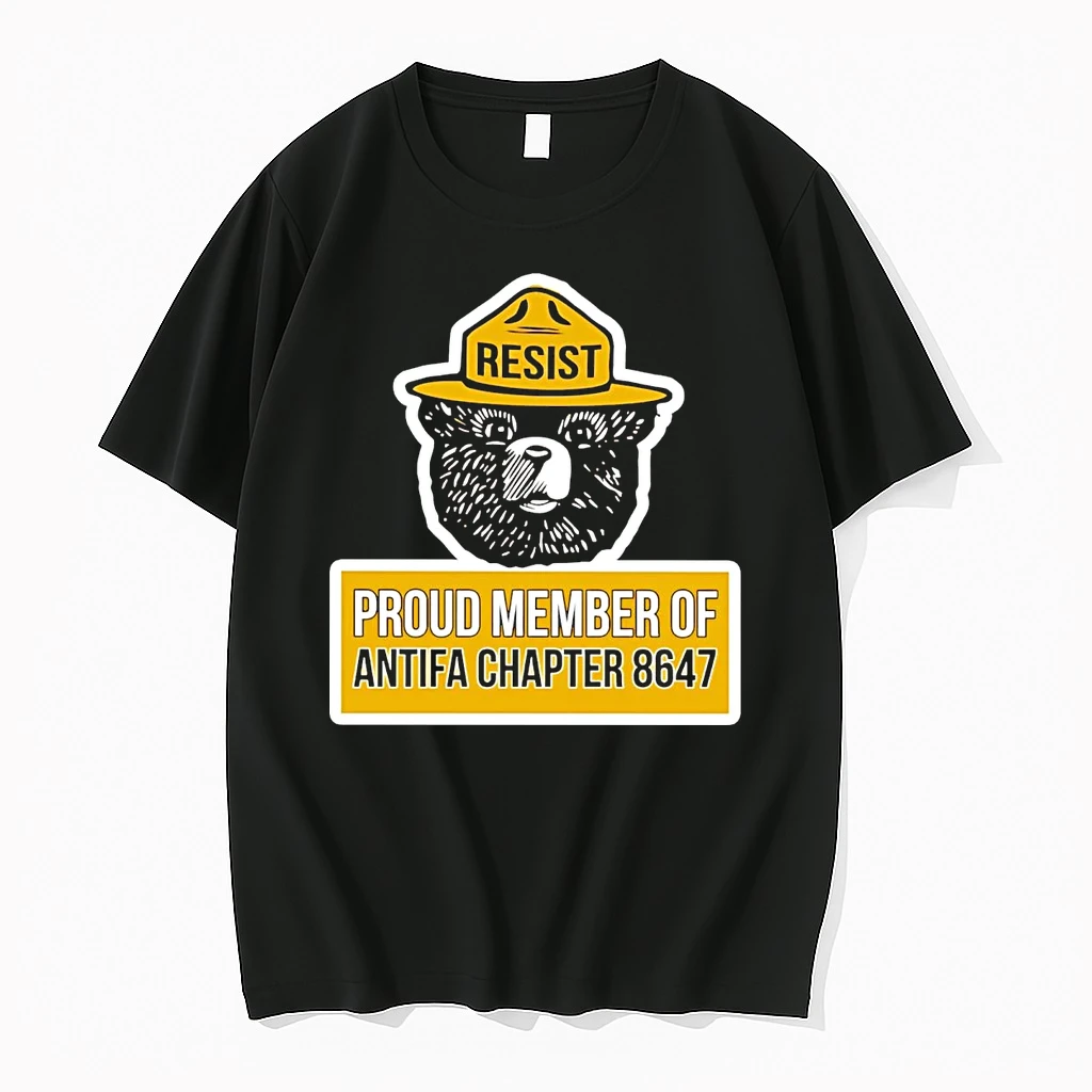 Smokey Bear Proud Member Of Antifa Chapter 8647 Shirts