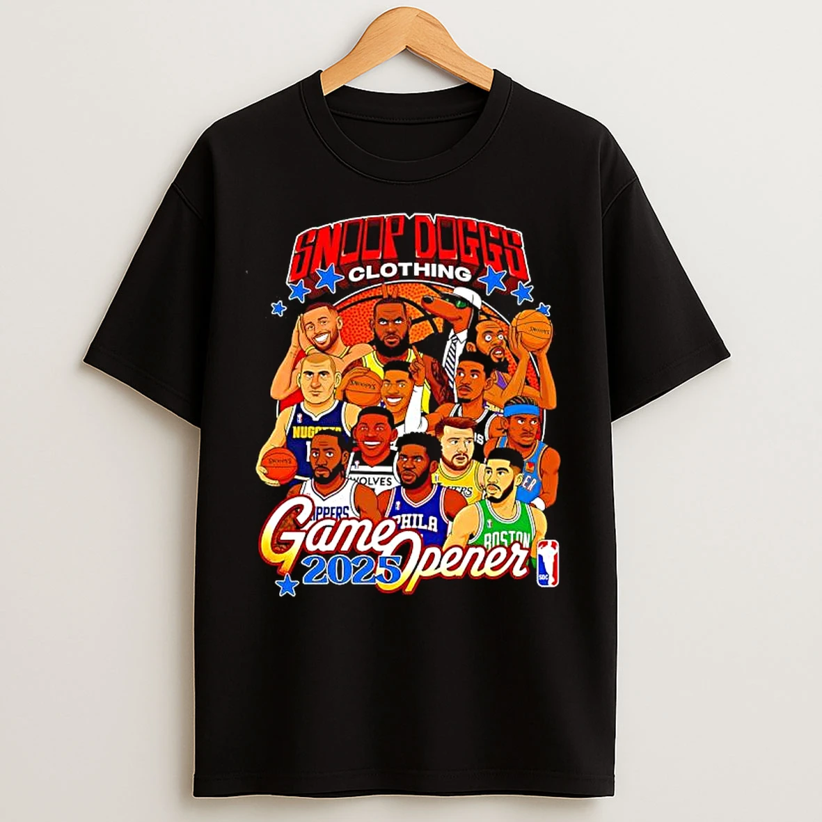 Snoop Doggs Clothing Game Opener 2025 Nba Legendary T Shirts