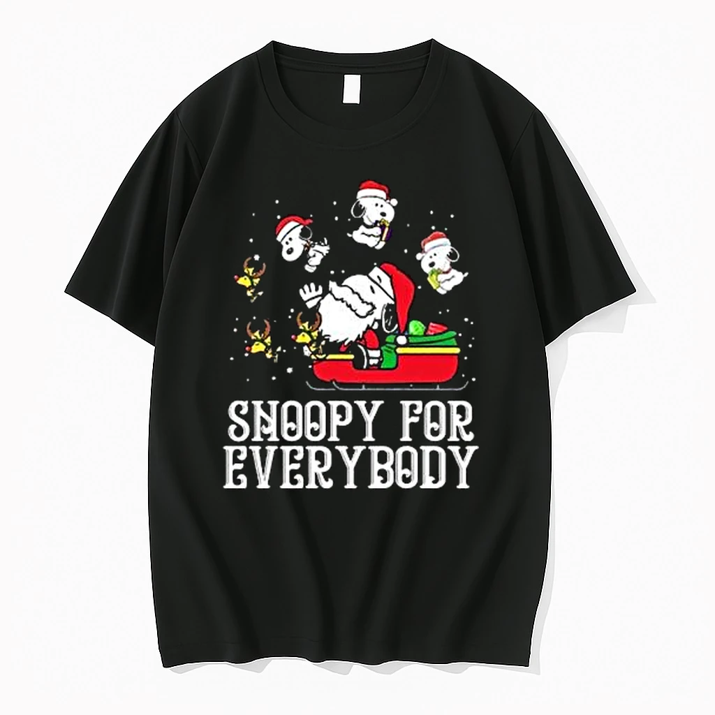 Snoopy And Woodstock For Everybody Merry Christmas Shirts