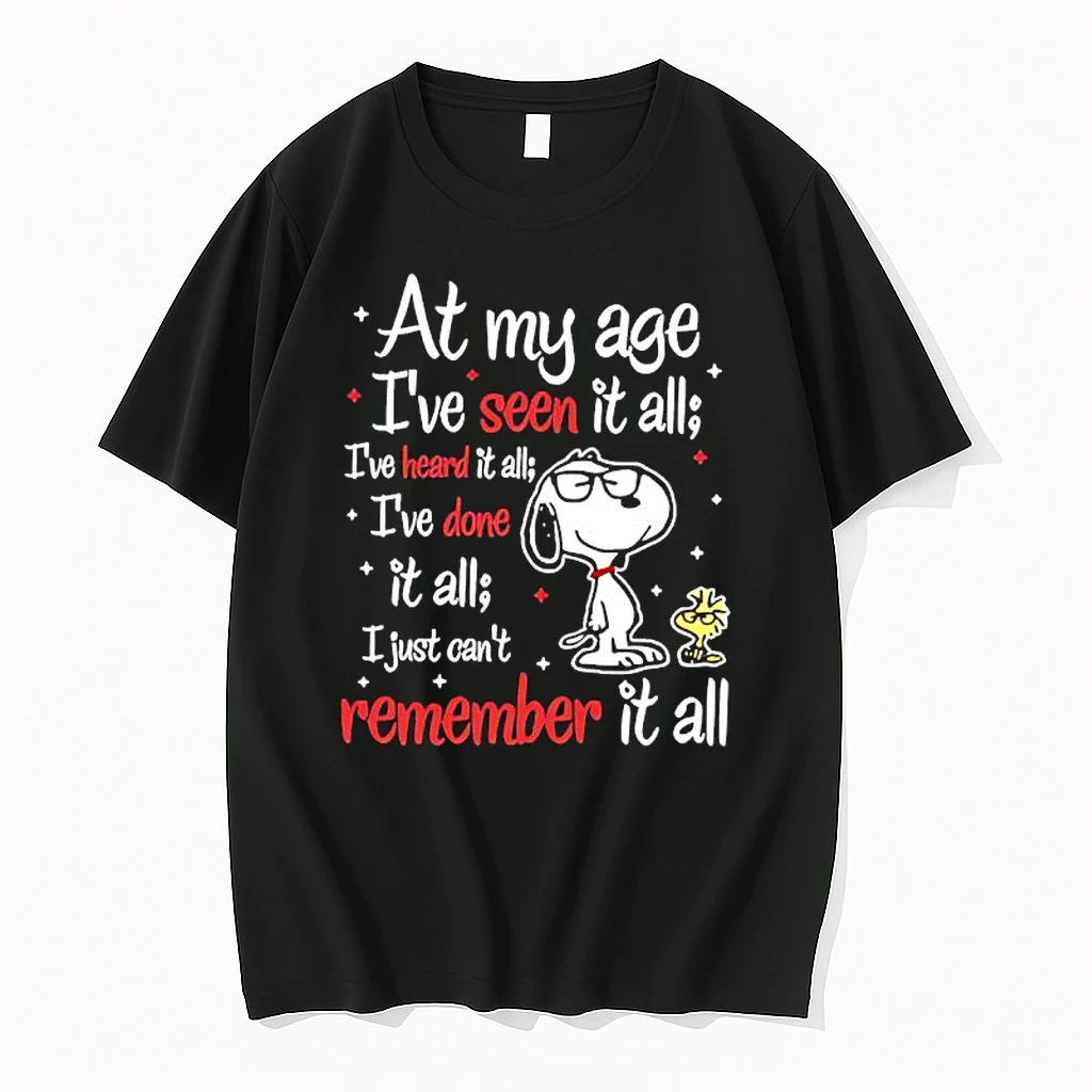 Snoopy At My Age Cant Remember It All Shirts