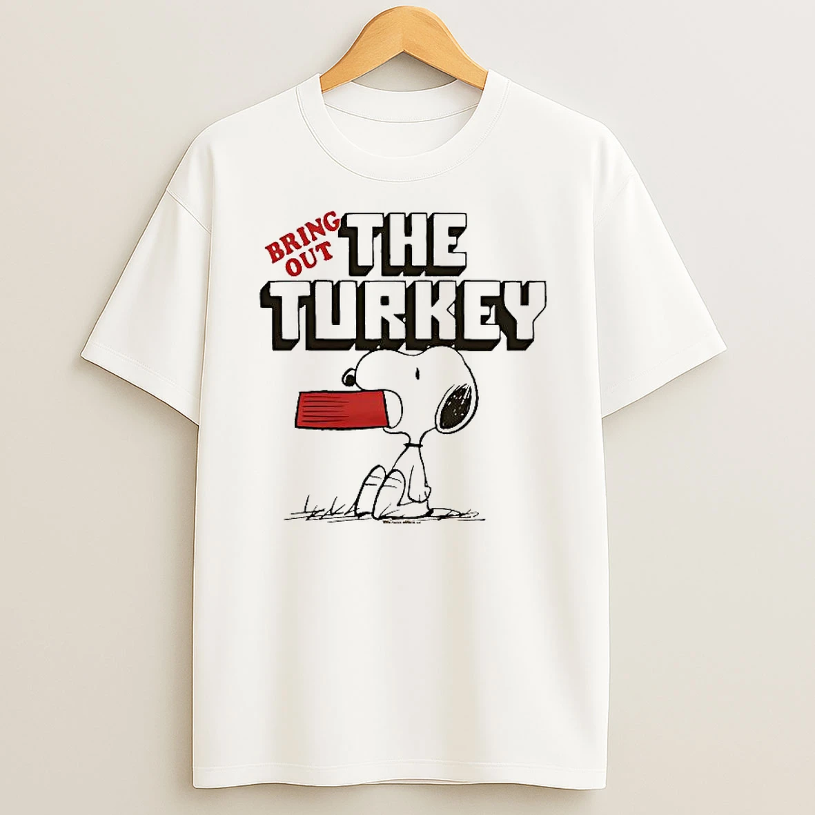 Snoopy Bring Out The Turkey Graphic Shirts