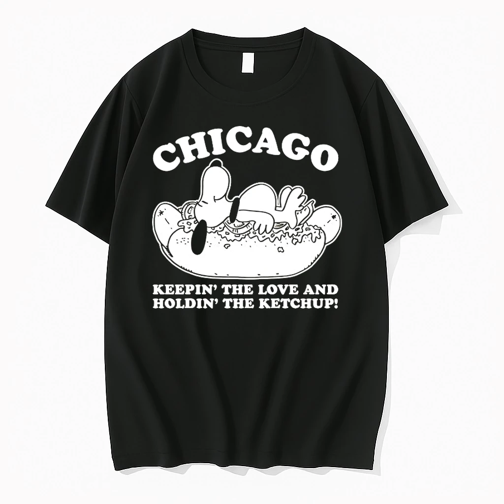Snoopy Chicago Keepin The Love And Holdin The Ketchup Shirts