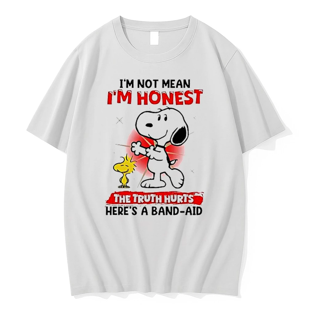 Snoopy Christmas Im Not Mean Im Honest The Truth Hurts Heres A Bandaid Shirts