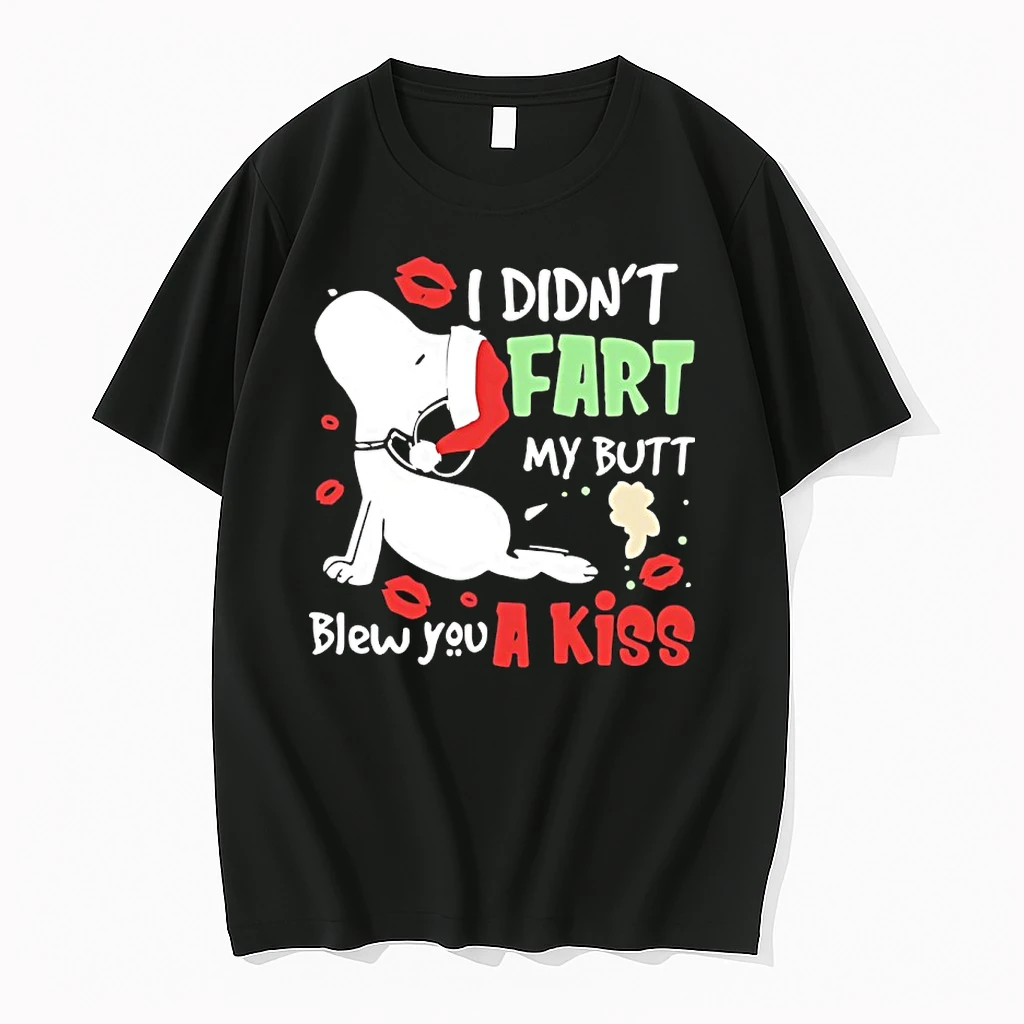 Snoopy Christms I Didnt Fart My Butt Blew A Kiss Shirts