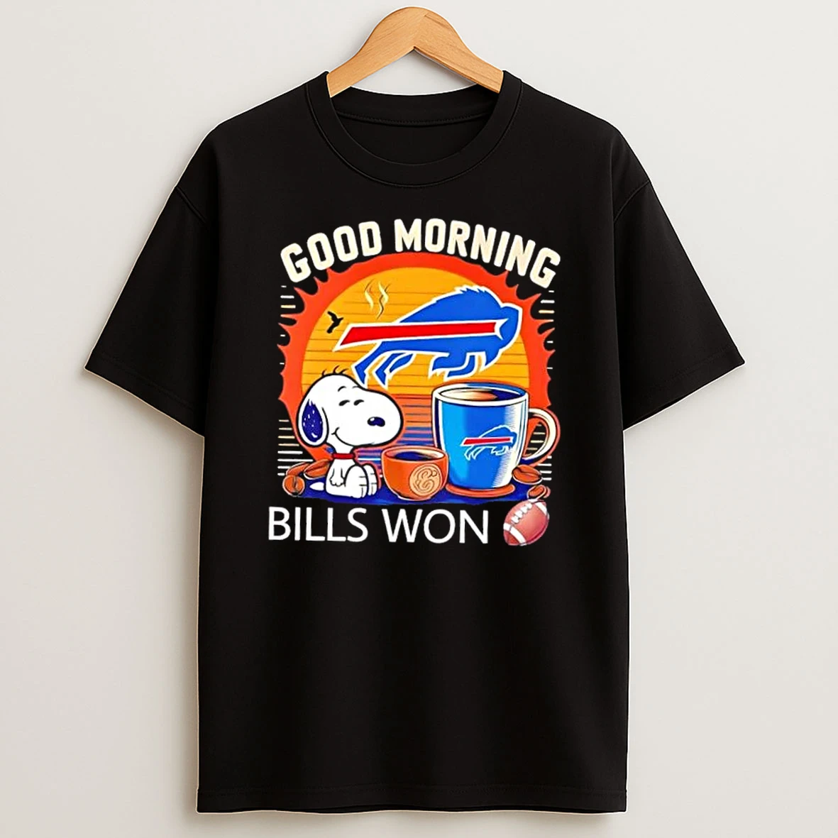 Snoopy Good Morning Buffalo Bills Won Shirts