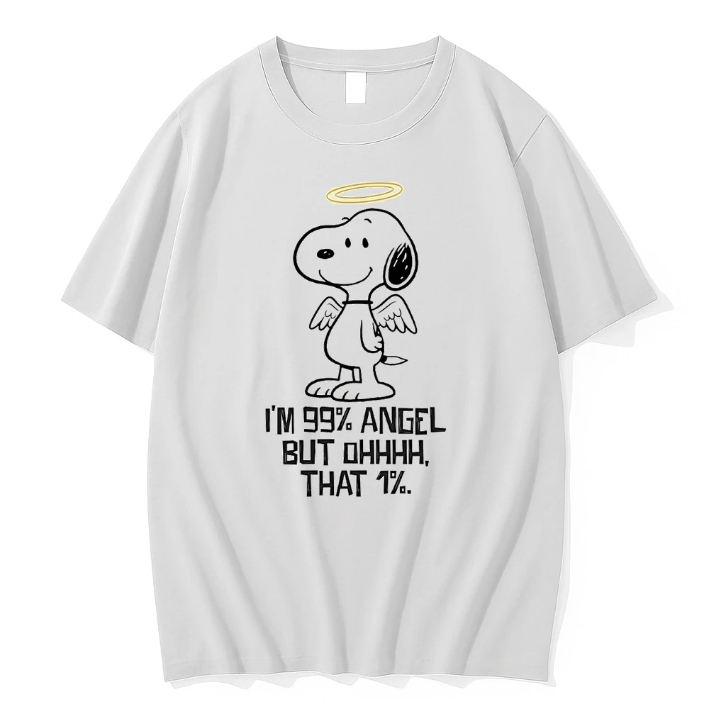 Snoopy Im 99 Angel But Oh That 1 Shirts