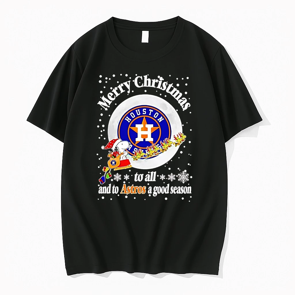 Snoopy Merry Christmas To All And To Houston Astros A Good Season Shirts