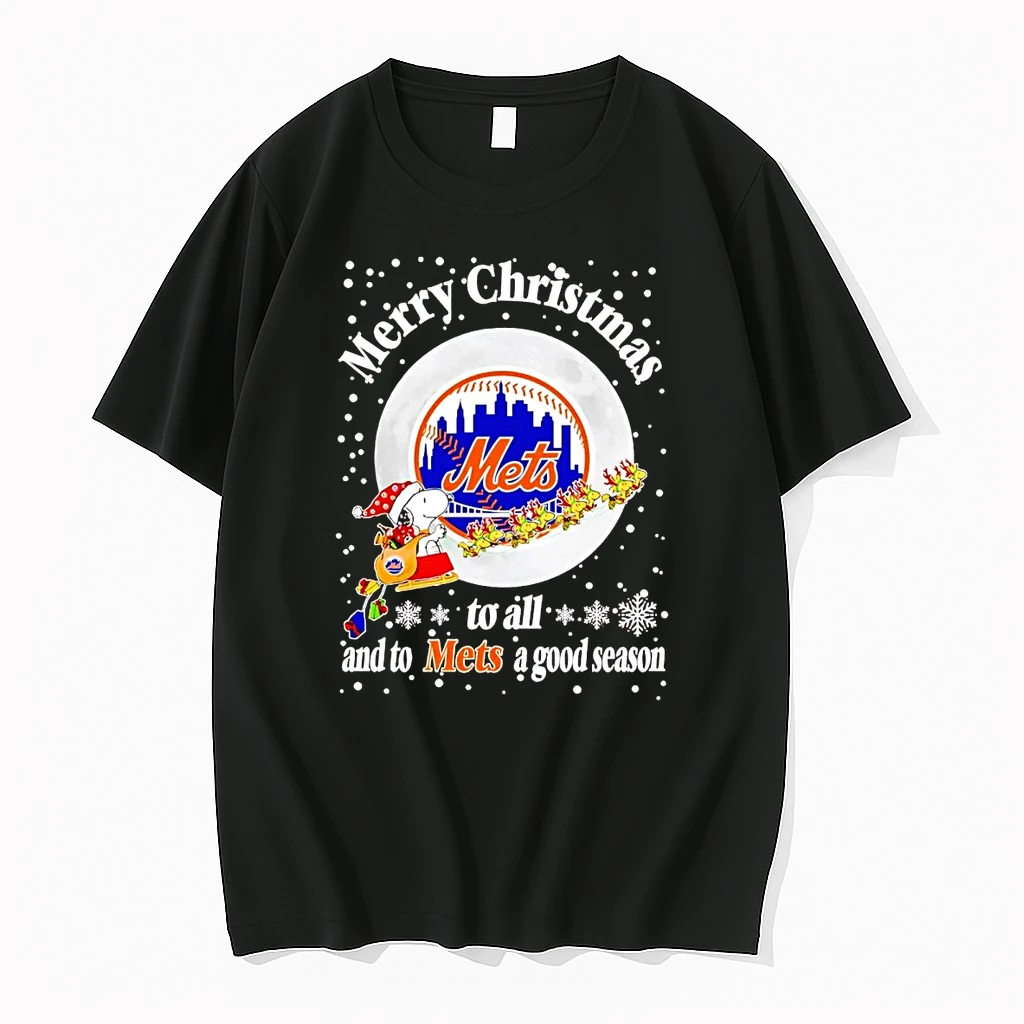 Snoopy Merry Christmas To All And To New York Mets A Good Season Shirts