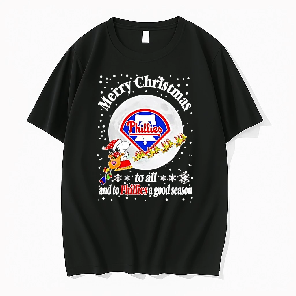 Snoopy Merry Christmas To All And To Philadelphia Phillies A Good Season Shirts