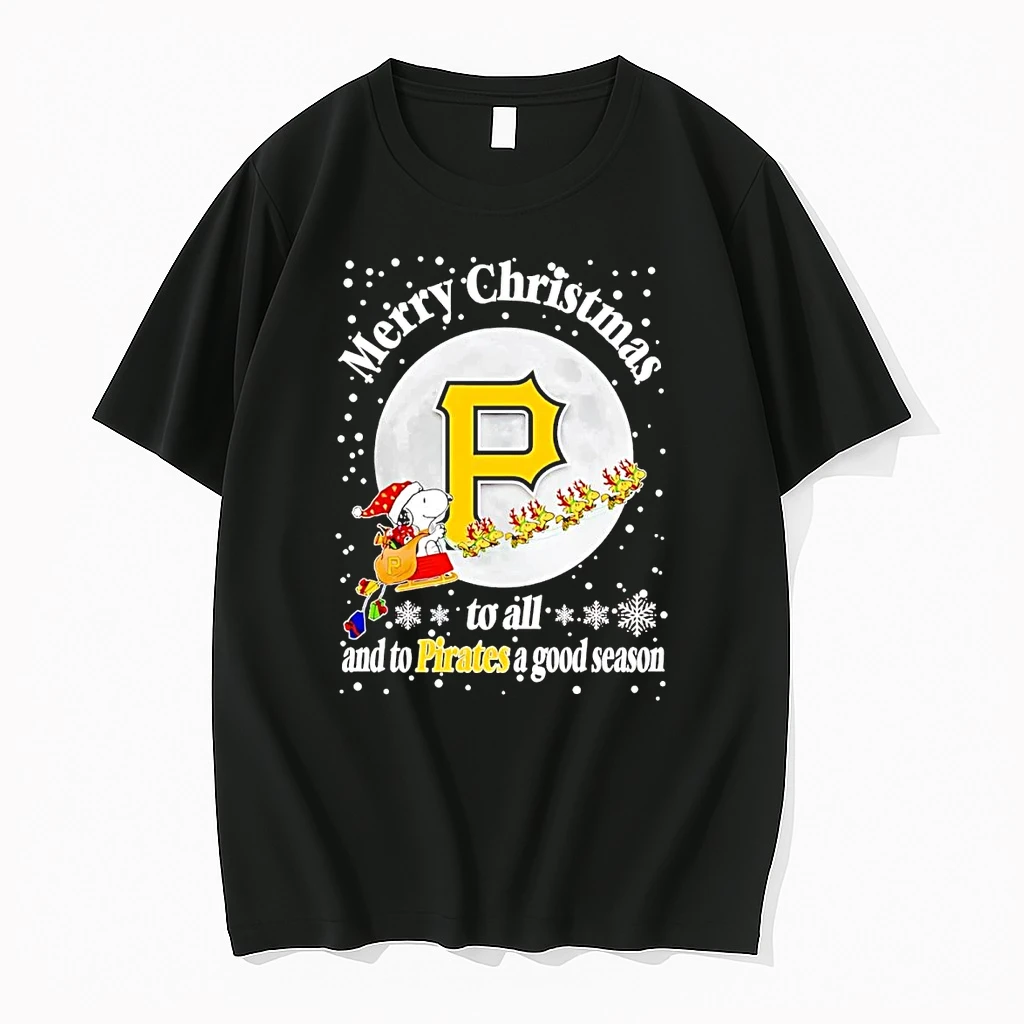 Snoopy Merry Christmas To All And To Pittsburgh Pirates A Good Season Shirts