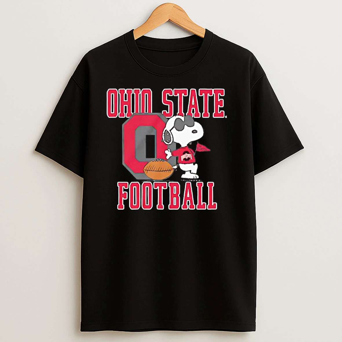 Snoopy Ohio State Buckeyes Football T Shirts