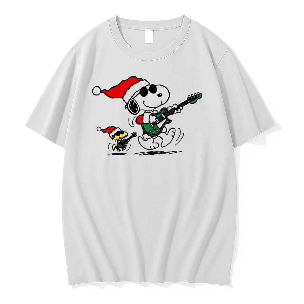 Snoopy Rock Christmas Guitar Shirts