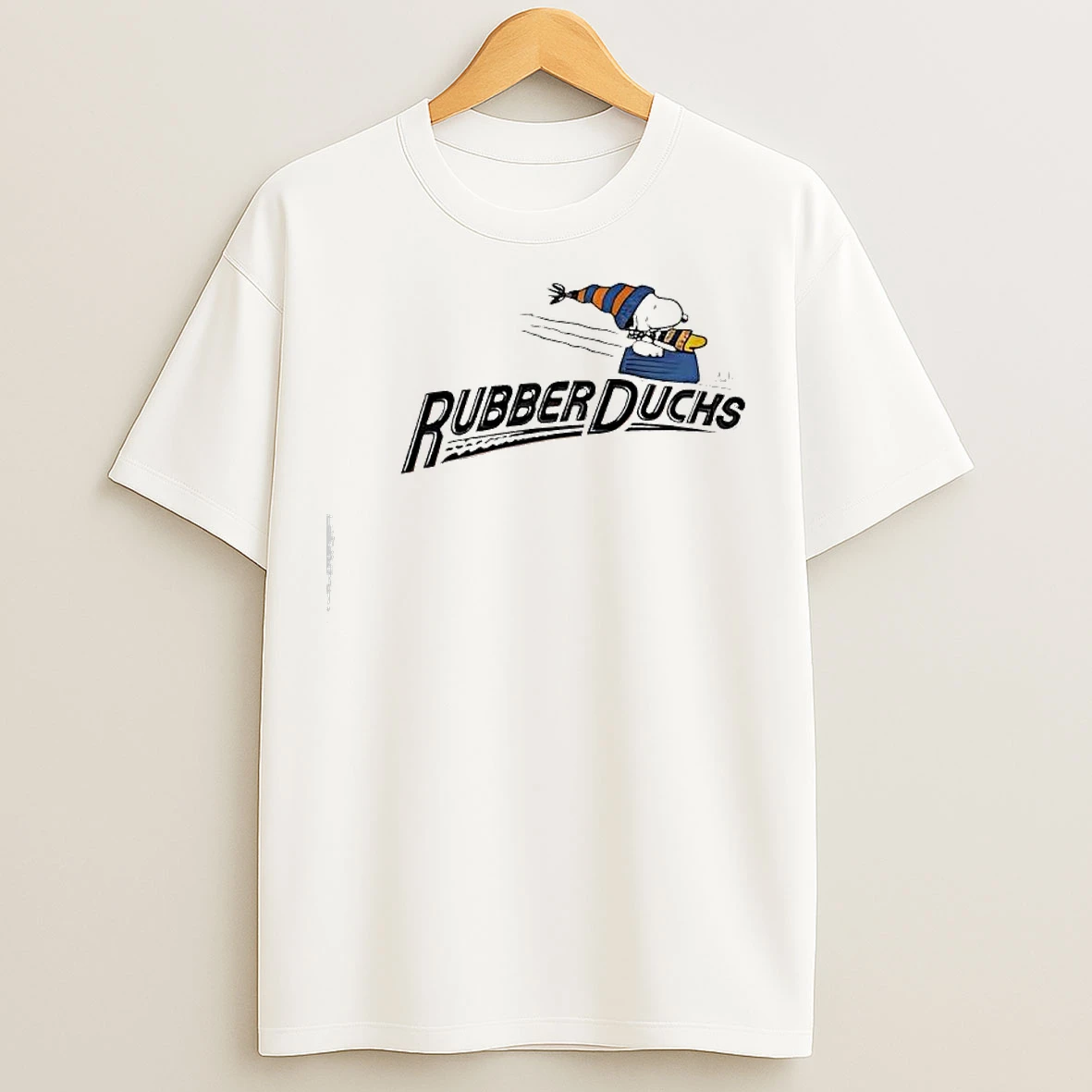 Snoopy Sled Rubber Ducks T Shirts