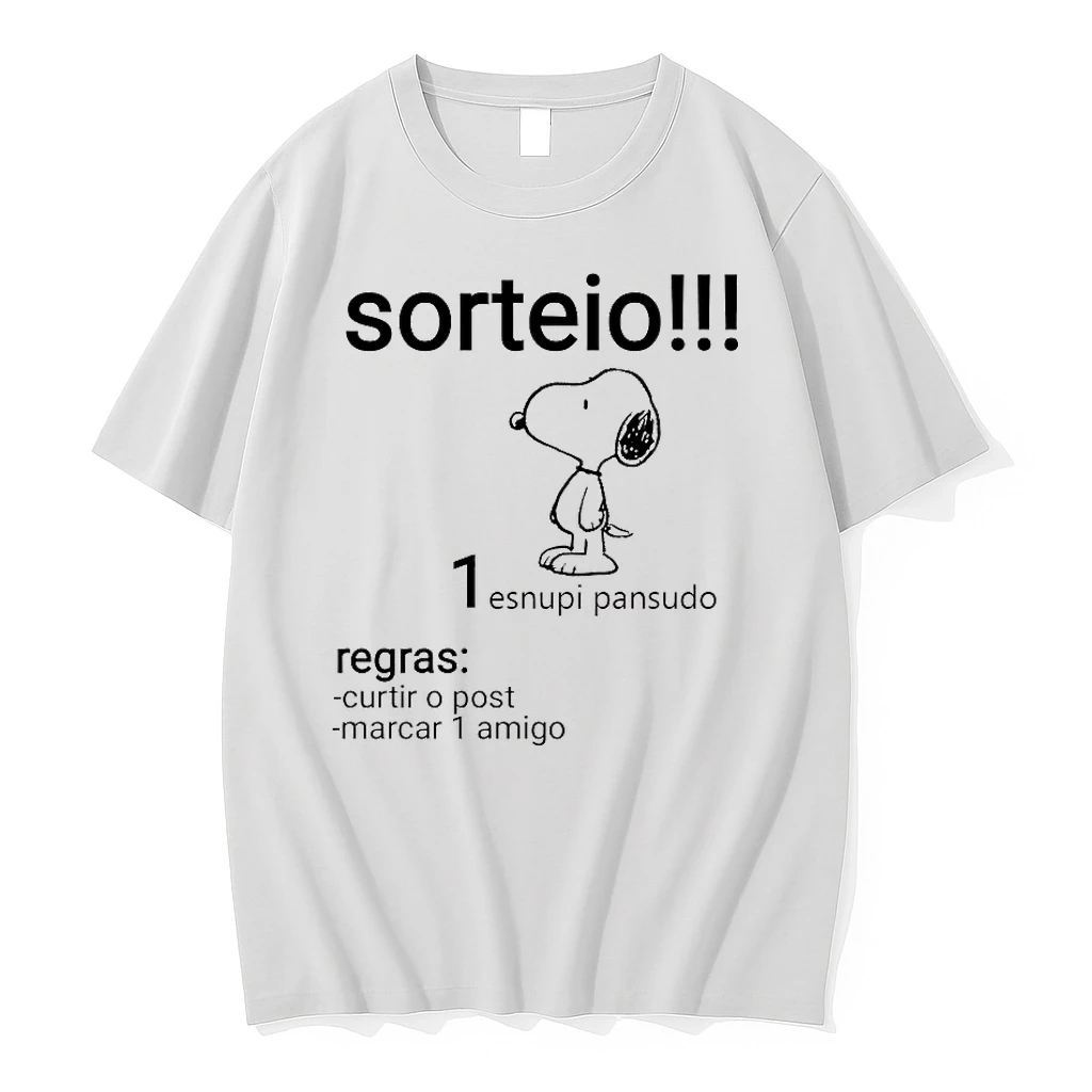 Snoopy Sorteio Esnupi Pansudo Shirts