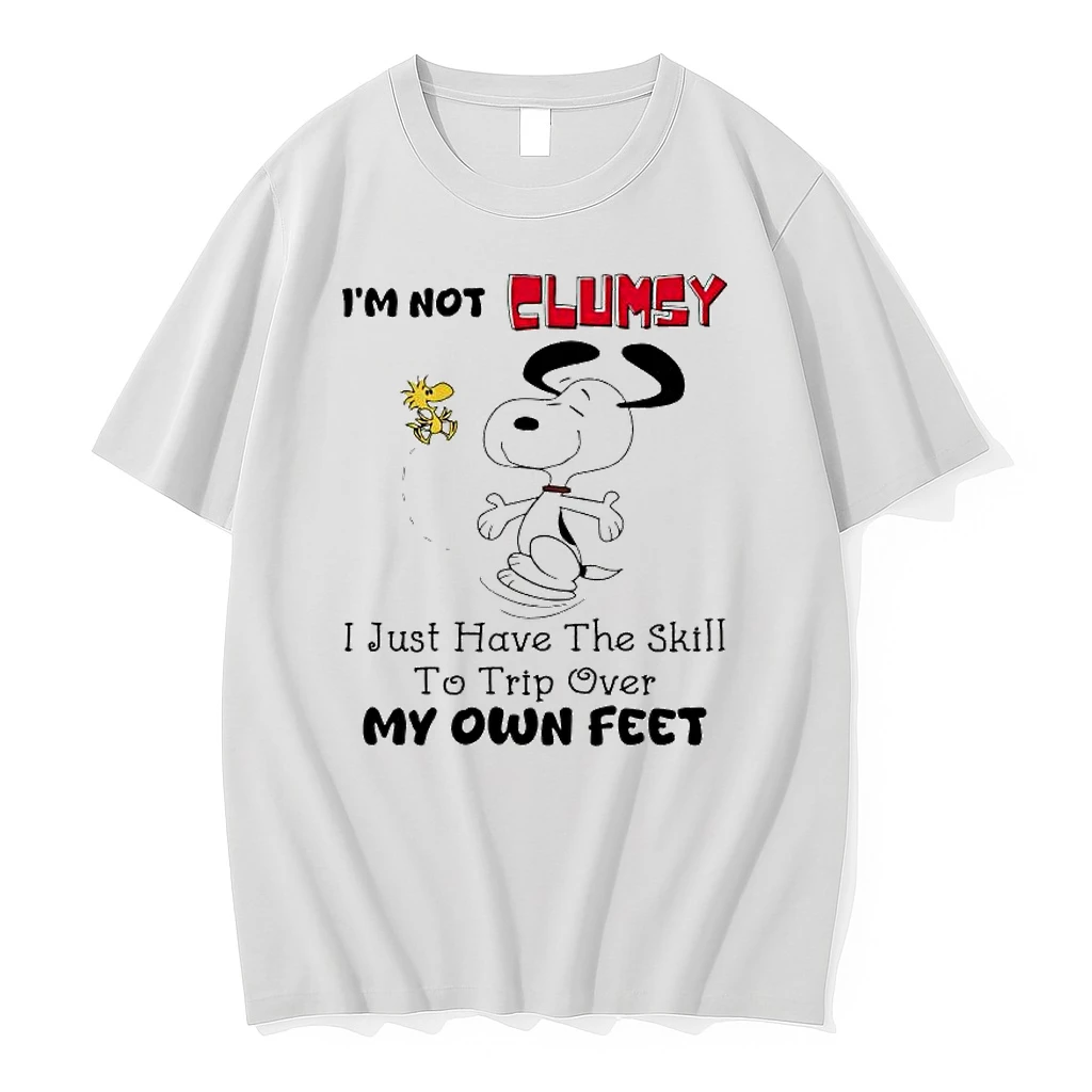 Snoopy Woodstock Im Not Clumsy I Just Have The Skill To Trip Over My Own Feet Shirts