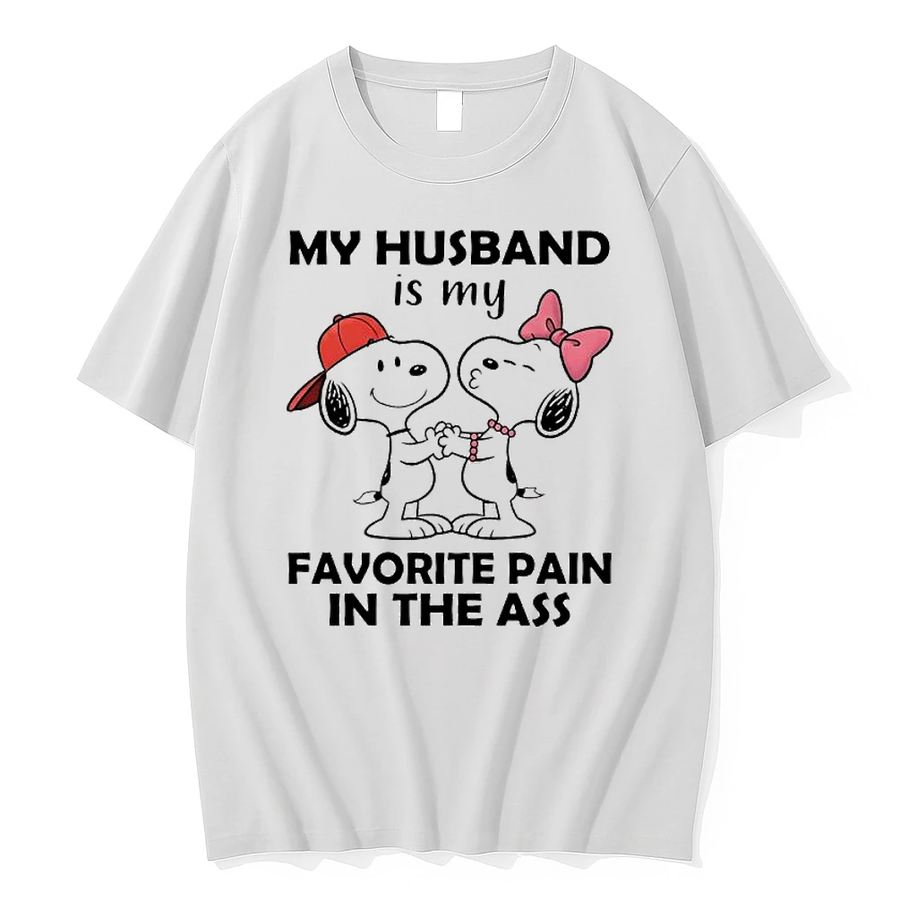 Snoopy And Belle My Husband Is My Favorite Pain In The Ass Shirts