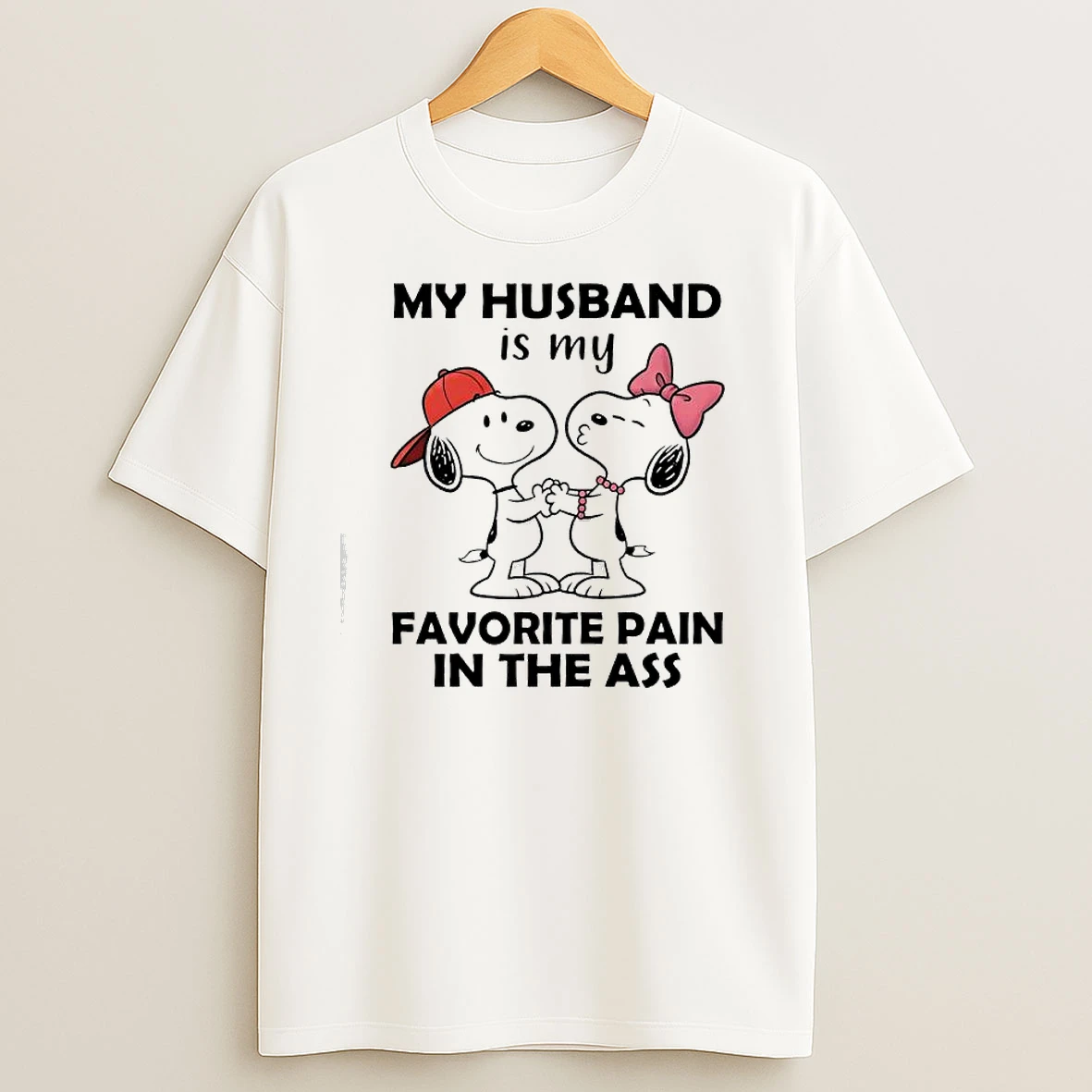 Snoopy And Belle My Husband Is My Favorite Pain In The Ass T Shirts