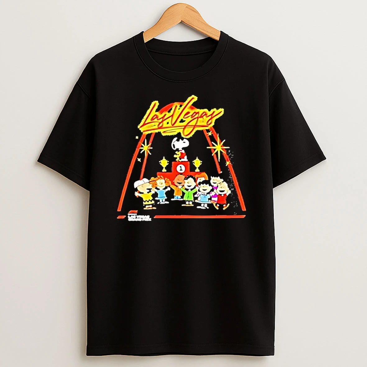 Snoopy And Peanuts Las Vegas Grand Prix Podium Formula 1 Shirts