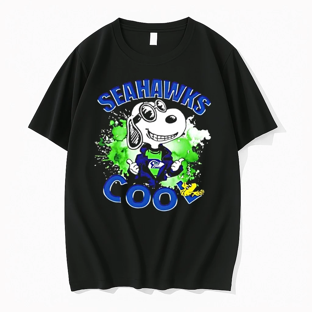 Snoopy And Woodstock Seattle Seahawks Cool Shirts