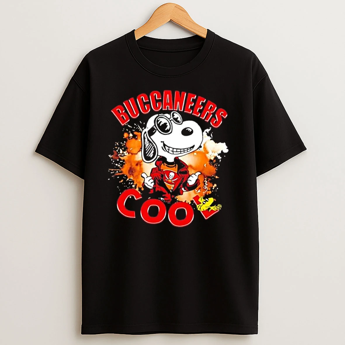 Snoopy And Woodstock Tampa Bay Buccaneers Cool T Shirts