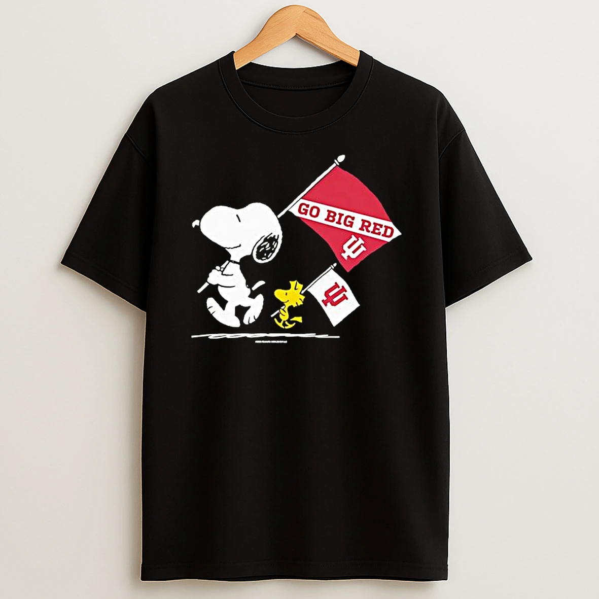 Snoopy And Woodstock X Indiana Hoosiersgameday Go Big Red Shirts