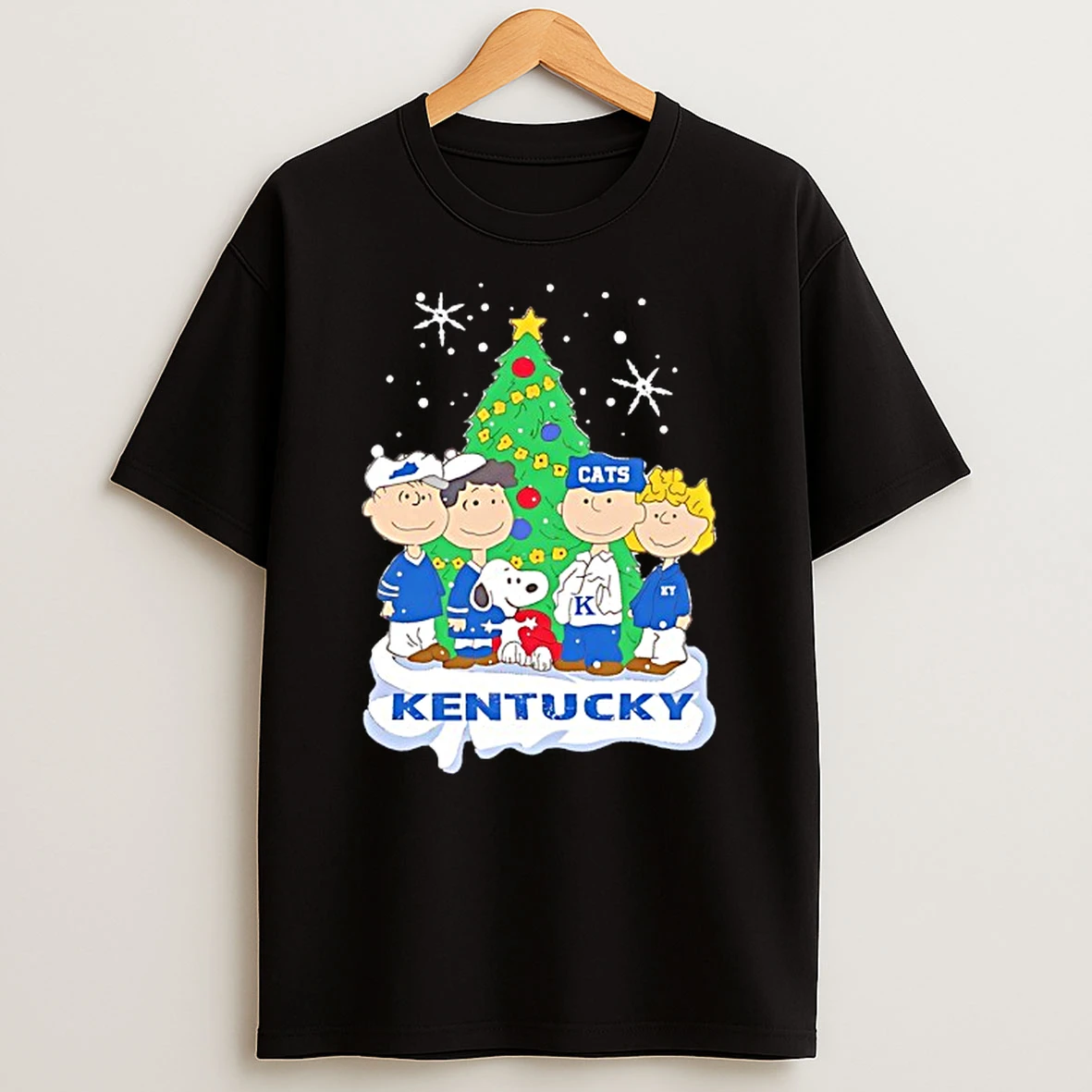 Snoopy And Friends Kentucky Wildcats Christmas Shirts
