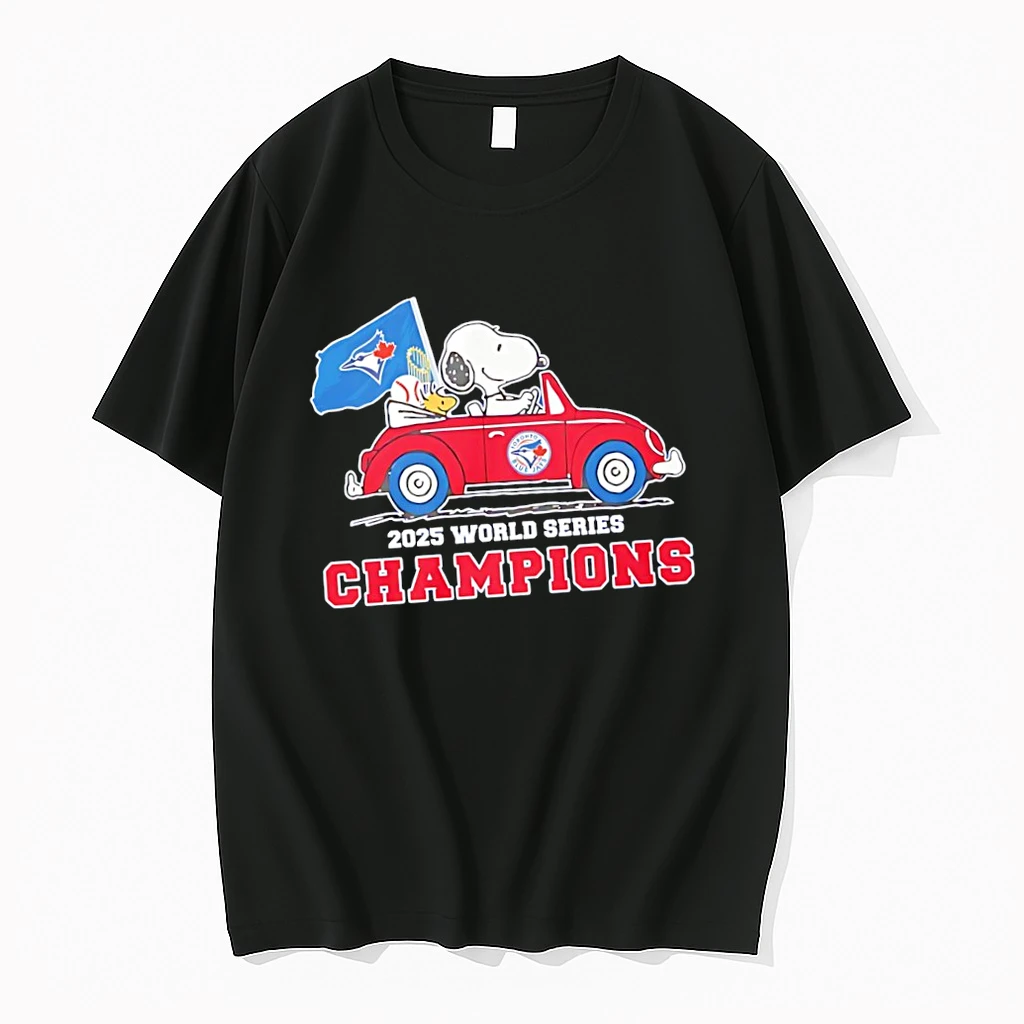Snoopy And Woodstock Toronto Blue Jays World Series Champions 2025 Shirts