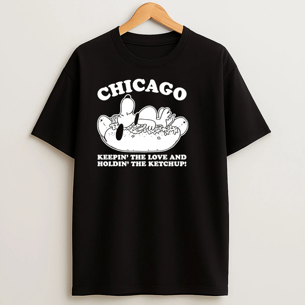 Snoopy Keepin The Love And Holdin The Ketchup Shirts