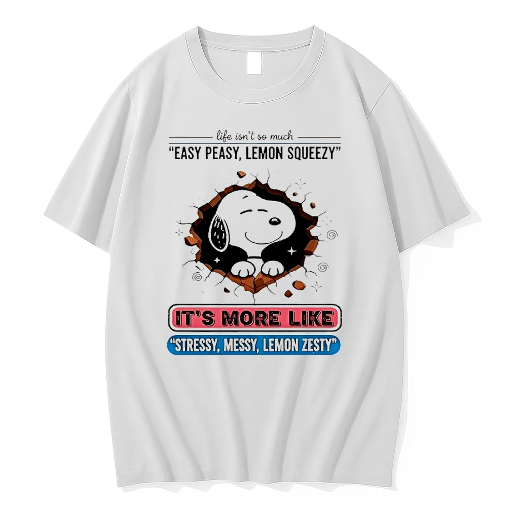 Snoopy Life Isnt So Much Easy Peasy Lemon Squeezy Its More Like Shirts