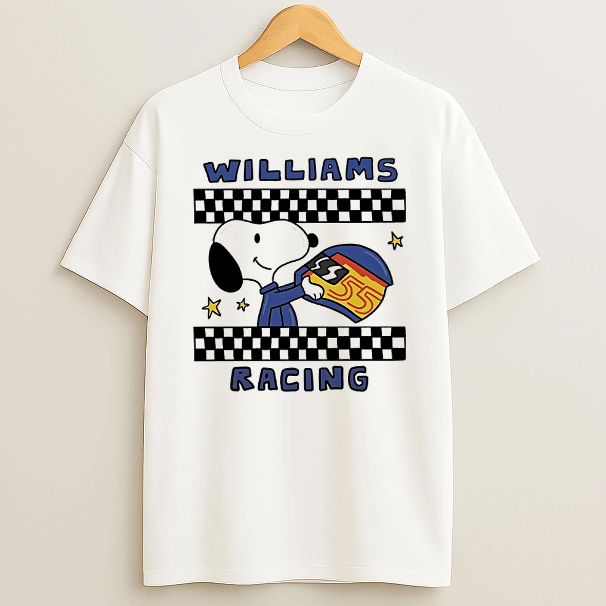 Snoopy X Atlassian Williams 55 Racing 2025 Shirts