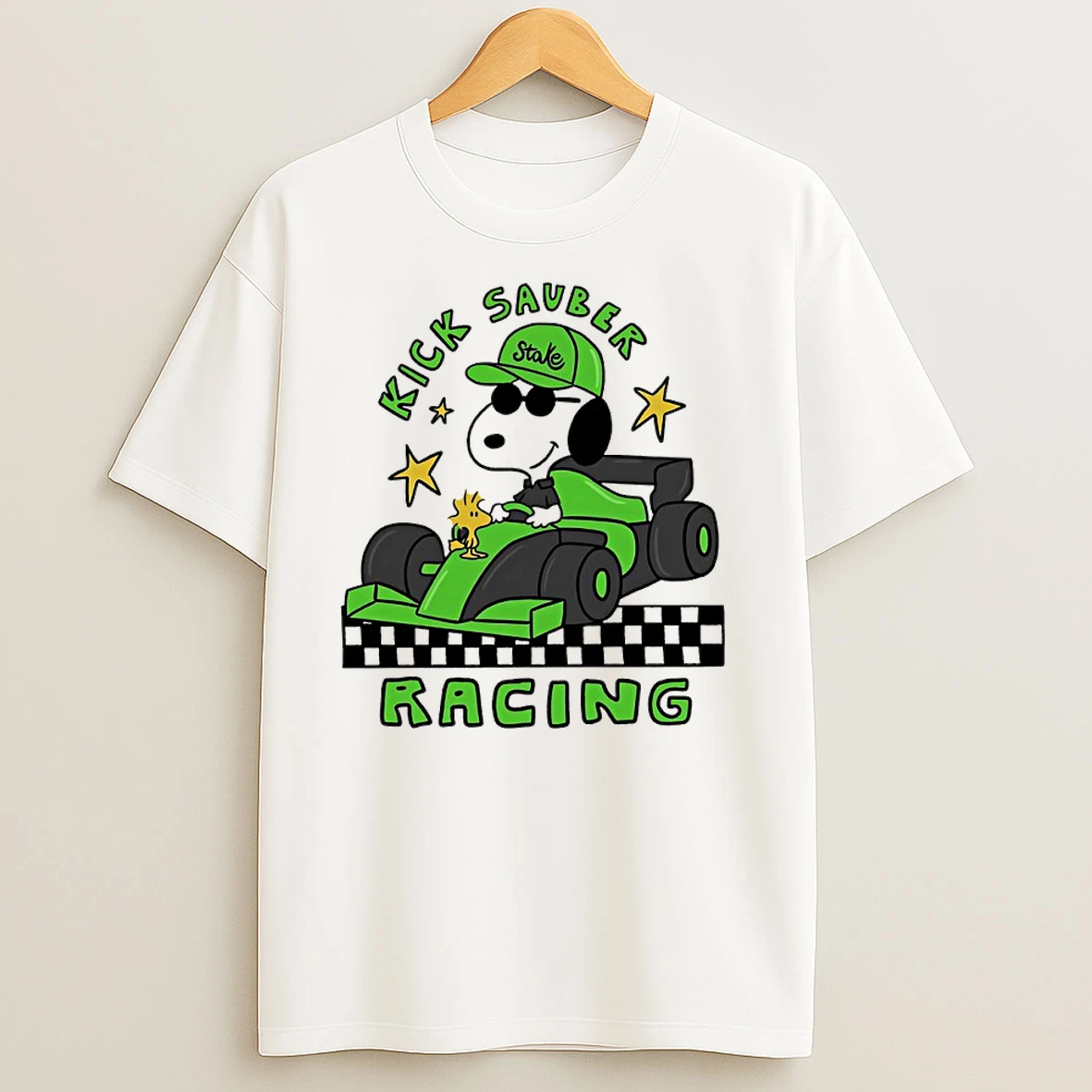 Snoopy X Kick Sauber Racing 2025 T Shirts