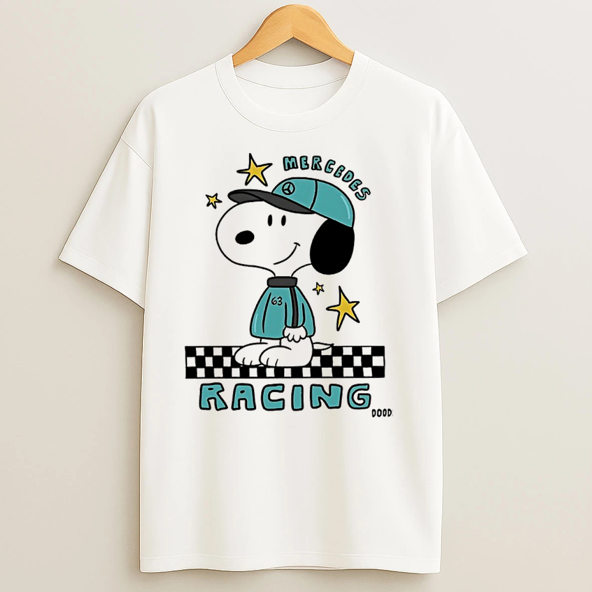 Snoopy X Mercedes Racing 2025 T Shirts