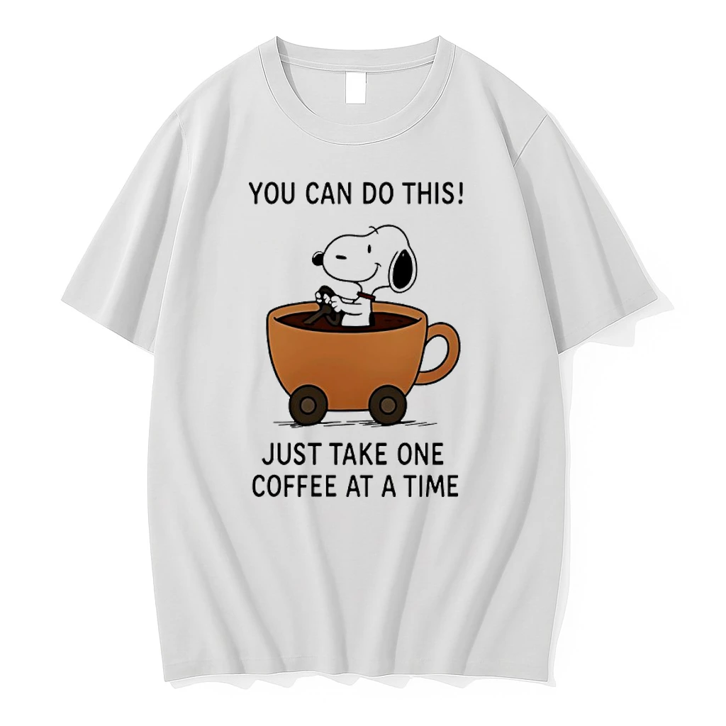 Snoopy You Can Do This Just Take One Coffee At A Time Shirts