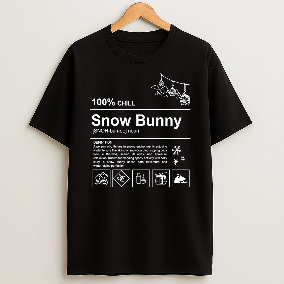 Snow Bunny Funny Trendy Snow Bunny Shirts