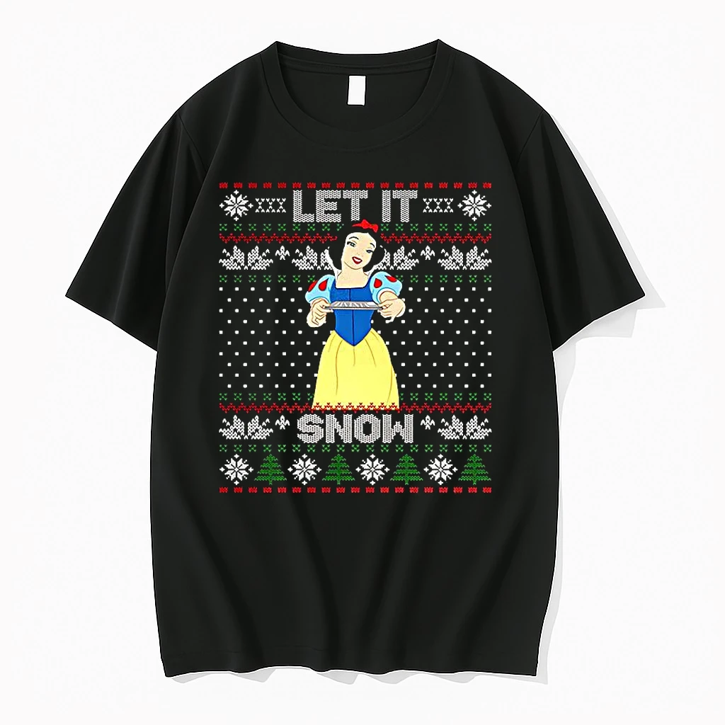 Snow White Let It Snow Disney Christmas Shirts